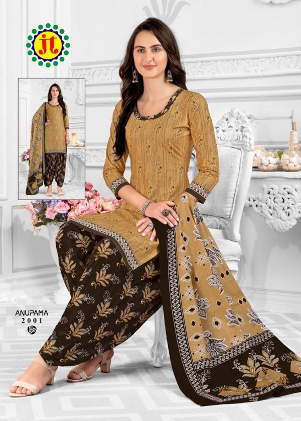 JT Anupama Vol-2 Cotton Designer Patiyala Dress Material